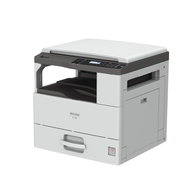 理光M2700 高效办公与智能停车场的多功能黑白激光一体机解决方案